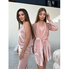 Мод 061-4 Халат+ майка +шорты +штаны Мод 061-4 Халат+ майка +шорты +штаны