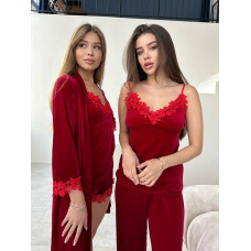 Мод 116 Халат+ майка +шорты +штаны Мод 116 Халат+ майка +шорты +штаны