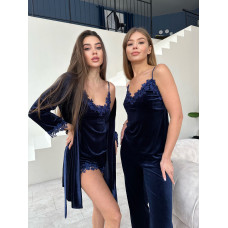 Мод 116 Халат+ майка +шорты +штаны Мод 116 Халат+ майка +шорты +штаны