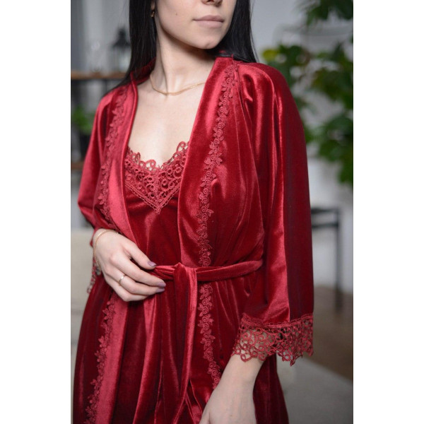 Бархатный пижама от Украинского производителя Christel 067-1