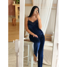  Пижама женская тройка ( шорты+майка+штаны) S ,M,L Код товара 057-7