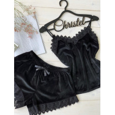 Пижама женская  ( майка+шорты)- 069-1