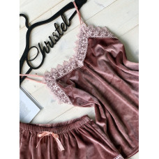 Пижама женская  ( майка+шорты)-069-2