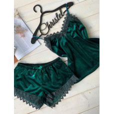 Пижама женская ( майка+шорты)-069-3