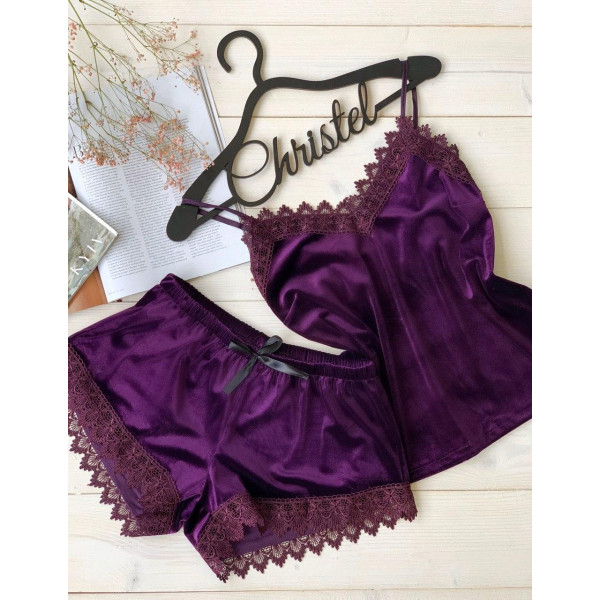 Материал- бархат+плотное Кружево  от Christel