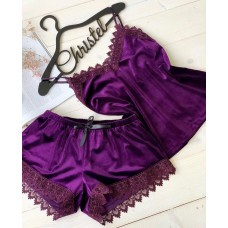 Пижама женская ( майка+шорты)-069-5