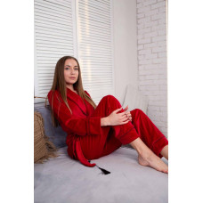  Модель 090-23     Плюшивая пижамка (Халат+штаны)