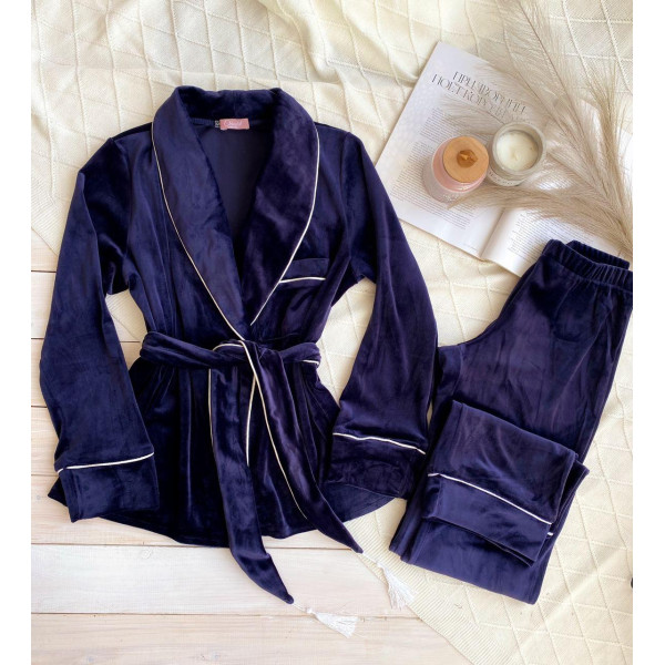 Невероятно нежные и прятные к телу бархатные пижамки. Не упусти возможность заказать пижамку по скидке!!! Качественный пошив! Модель 090-26