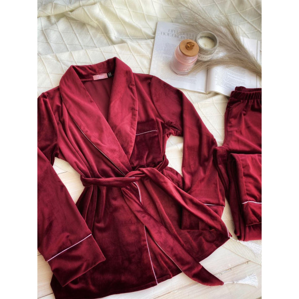  Невероятно нежные и прятные к телу бархатные пижамки. Не упусти возможность заказать пижамку по скидке!!! Качественный пошив! Модель 090-29