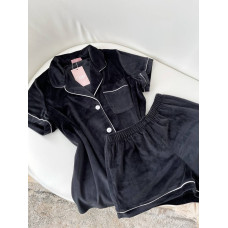 мод 099-11 Плюшевый комплект двойка : рубашка (короткий рукав) +шорты