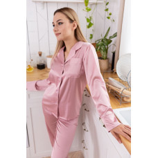 мод 110 -6 Шелковая пижама Рубашка + Брюки.