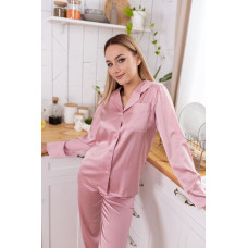 мод 110 -6 Шелковая пижама Рубашка + Брюки.