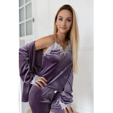 мод 109-1 Комплект 3ка (халат+майка+брюки)