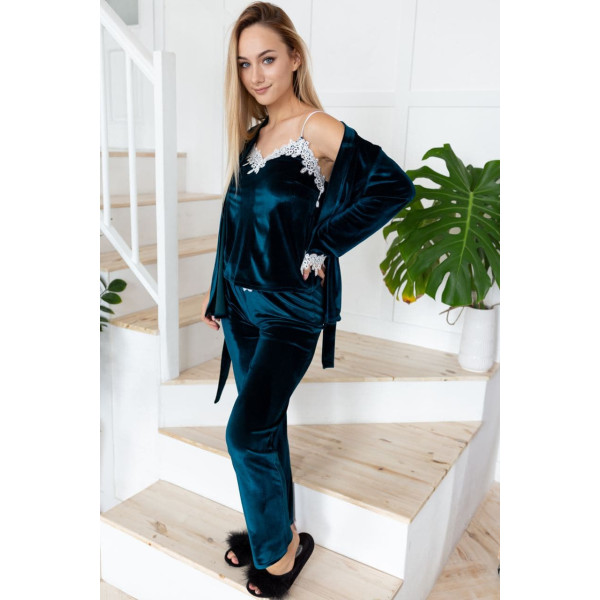 мод 109 Комплект 3ка (халат+майка+брюки)