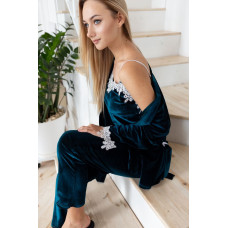 мод 109-3  Комплект 3ка (халат+майка+брюки)